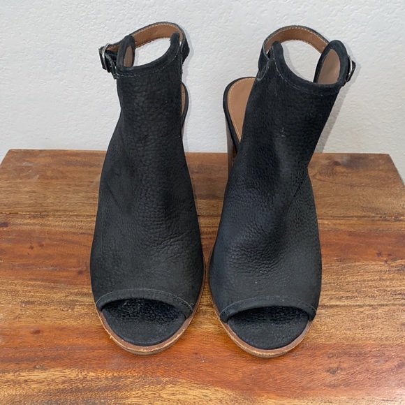 Lucky Brand Lisza Black Heels Sandals 7 - Picture 2 of 9